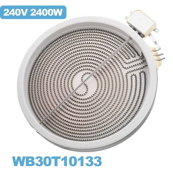 9" Dual Radiant Surface Heating Element WB30T10133 2400W Compatible with GE Hotpoint Electric Stove