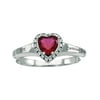 Personalized Women's Heart Fashion Class Ring available in Valadium, Silver Plus, 10kt and 14kt Yellow and White Gold