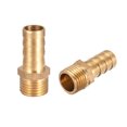 thumbnail image 1 of Conector adaptador de manguera con espina de latón 10mm espina x 1/4" G macho, 1 of 3