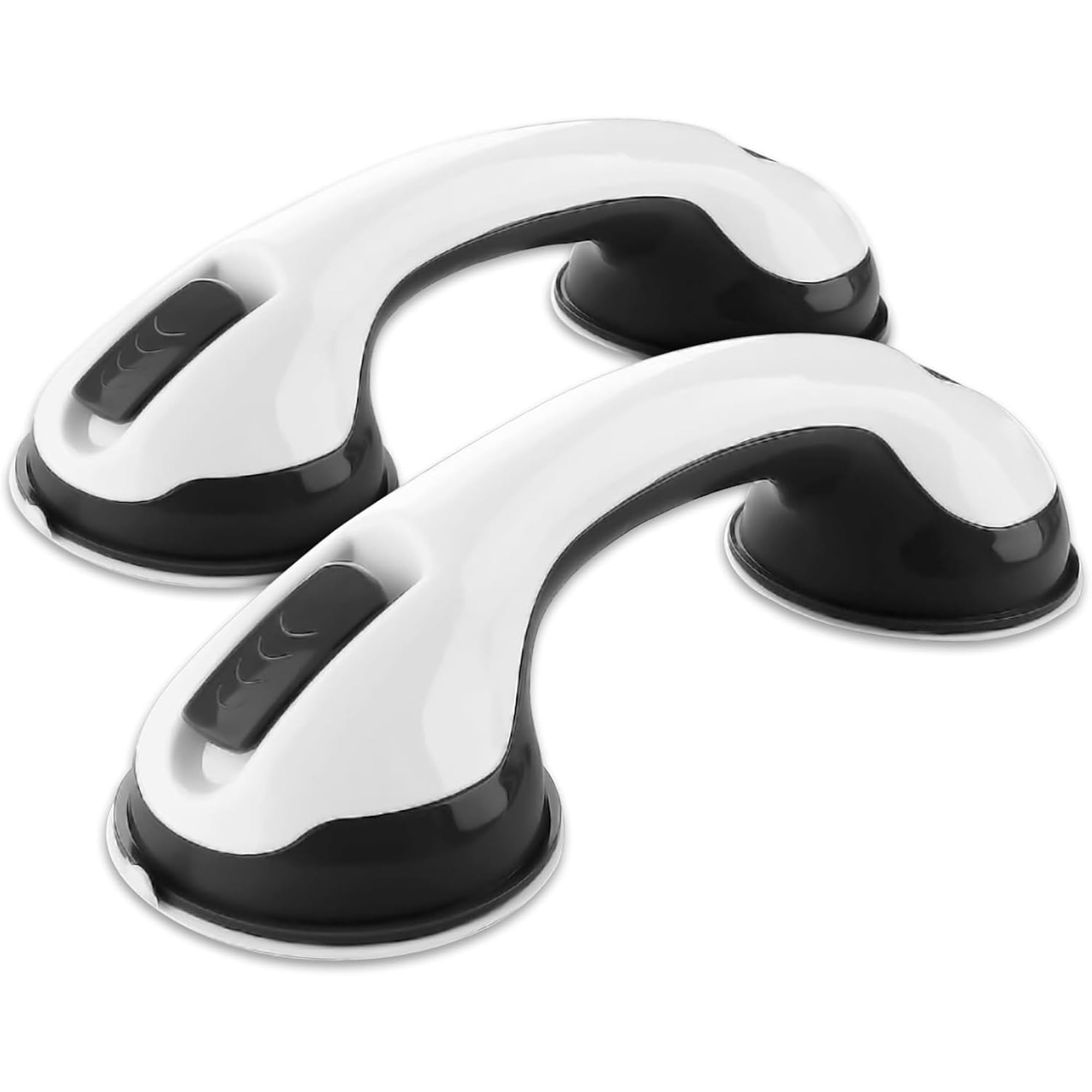 2 Pcs Handicap Grab Bars - 2Pcs - Safety Suction Cup Bath Grips for Tub Heavy Duty Bathroom Hand Rails Support Handle for Elderly Seniors Medical Supplies for Handicap Disabled Toilets