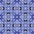 thumbnail image 1 of Ahgly Company Tapis d'Intérieur Lavable en Machine Carré Transitionnel Jeans Bleu, 7 Pieds Carré, 1 of 7