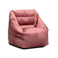thumbnail image 2 of Big Joe Aurora Bean Bag Chair, Toasted Mauve Velvet, Soft Polyester, 2.2 feet, 2 of 6