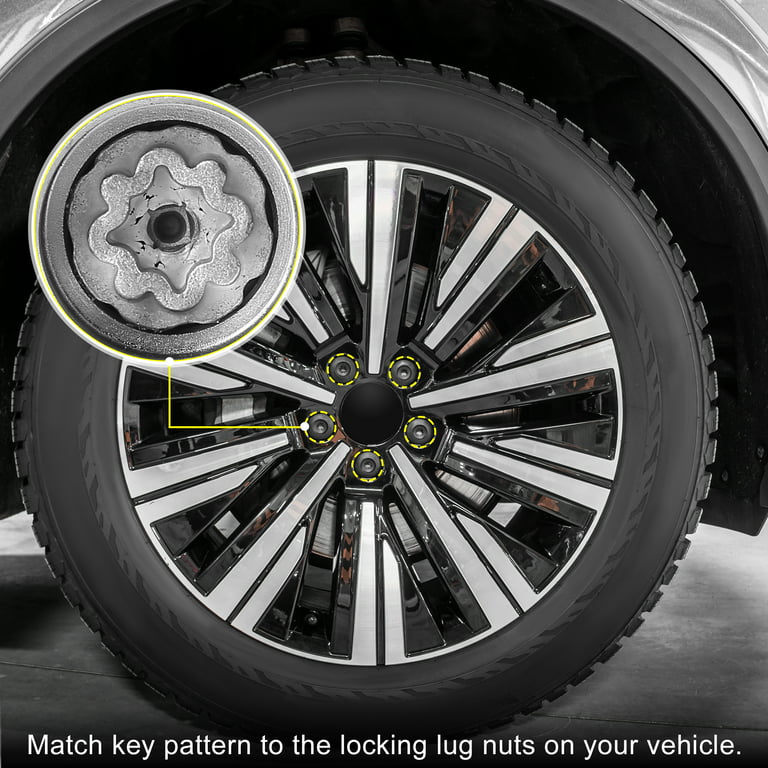 T Auto Wheel Lock Lug Nut Anti Theft Screw Removal Replacement for Audi A4L  A5 A6L Q2L Q3 Q5 Q7 