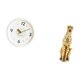 thumbnail image 5 of Reloj moderno con escultura de , decorativo, colgante, centro de mesa, silencioso, con números , adorno de mesa para oficina, hogar, es, 5 of 8