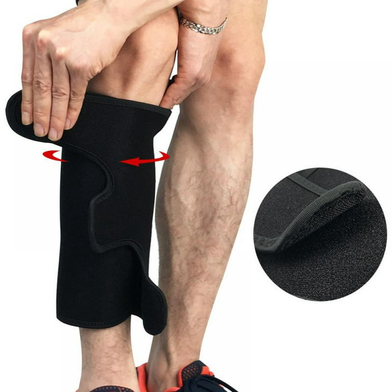 Adjustable Calf Support, Shin Brace Calf Brace, Shin Splint Compression  Sleeve for Swelling, Edema, Hiking, Training 