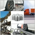 thumbnail image 4 of WEUVEB 4Ud Protectores Para Acoplamiento De Remolque Plata Con Anillo De Para Uso Universal En Autos, 4 of 5