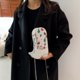thumbnail image 4 of Bolso Bandolera Informal Botas Navideñas Hobo Elegante PU Con Forma, 4 of 9
