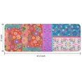 thumbnail image 7 of Colorful Pioneer Flower Patchwork Kitchen Rug Mat,Kitchen Runner Rugs Non Skid Washable,Decorative Kitchen Floor Mats for Kitchen,Sink,Laundry,17"x47.2", 7 of 7