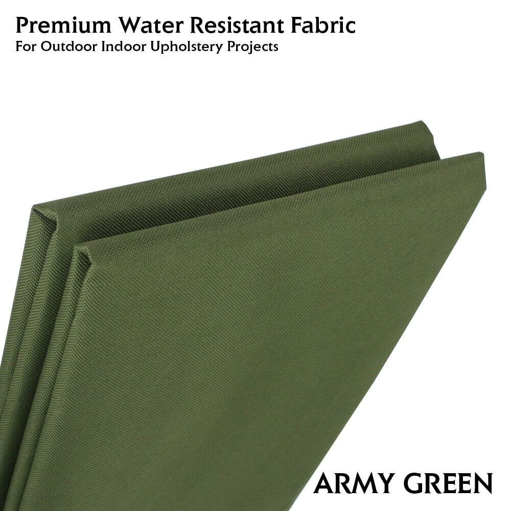 Outdoor/Indoor Canvas Durable Waterproof Awning Fabric DIY for Canopy Tent Couch Covers Backpack, 600 Denier 100% Polyester 60 Width, Size: 36 x 60