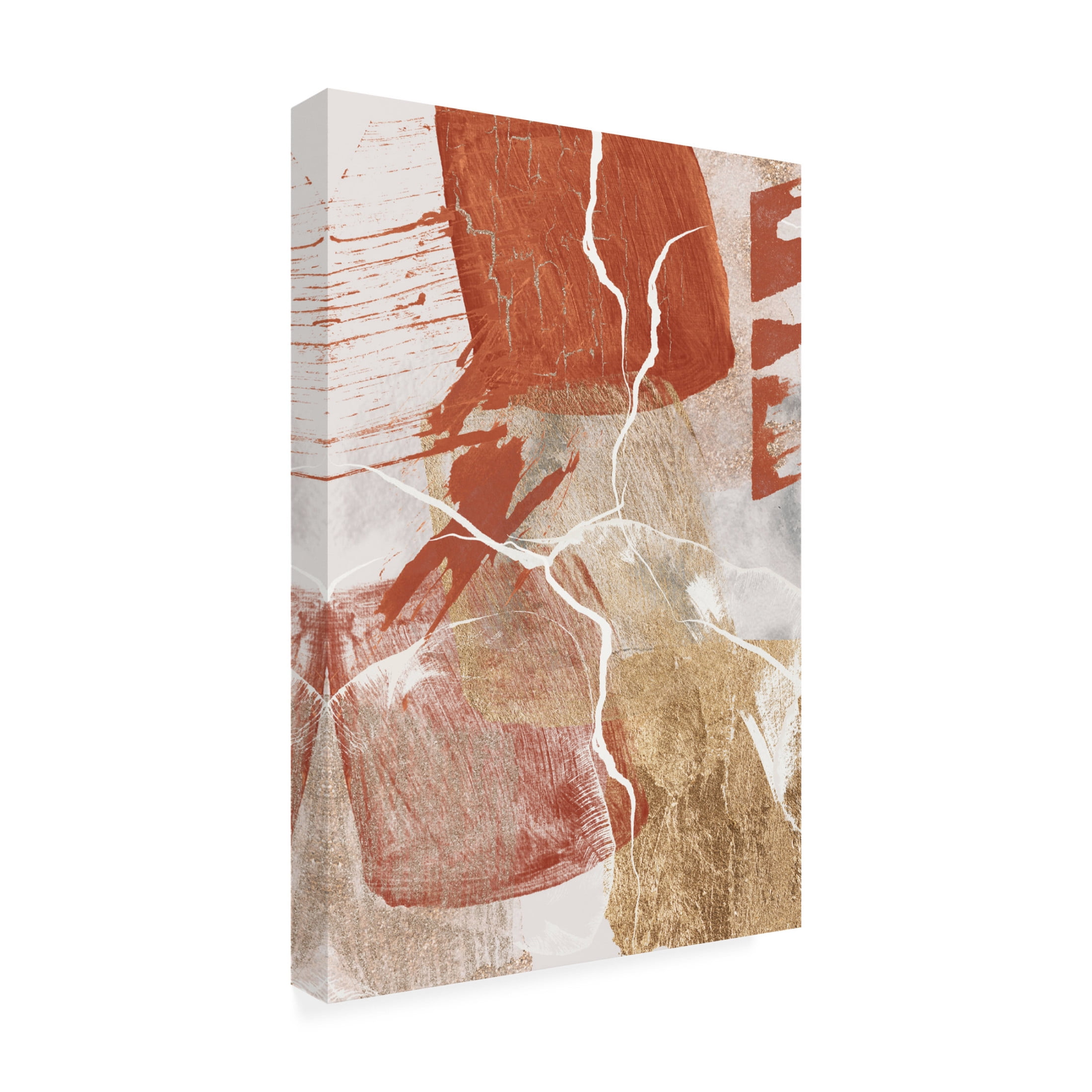 Trademark Fine Art Sally Ann Moss Golden globe 3 Canvas Wall Art
