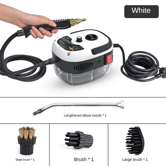 Limpiador de Vapor Multifuncional Portátil de Mano 110V/220V de Alta Temperatura Limpieza de Vapor para Aire Acondicionado Cocina Cofre Auto
