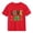 Red, variant on Girls St. Patrick's Day T-Shirt White Shamrock Love Kids Cotton Shirt Short Sleeve Crewneck Holiday Top,Size 7 T