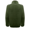 thumbnail image 3 of Lilgiuy Women's Casual Solid Color Twisted Flower Long Sleeved Knitted Pullover High Neck Sweater for Dating Shopping, 3 of 4