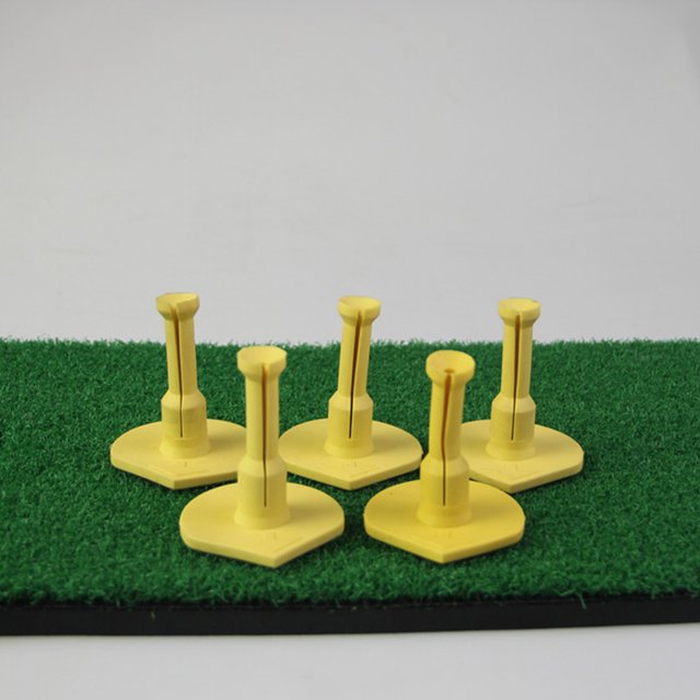 ADDHAT 2Ud Tee Flexible De Golf Amarillo Para Uso Deportivo Y Entrenamiento Efectivo