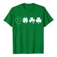 thumbnail image 7 of LEKWK Womens St Patricks Day Shirt Heart Clover Sketch Graphic Tees Short Sleeve Summer Tops Round Neck Scalloped Edge Print Holiday Wear, 7 of 7