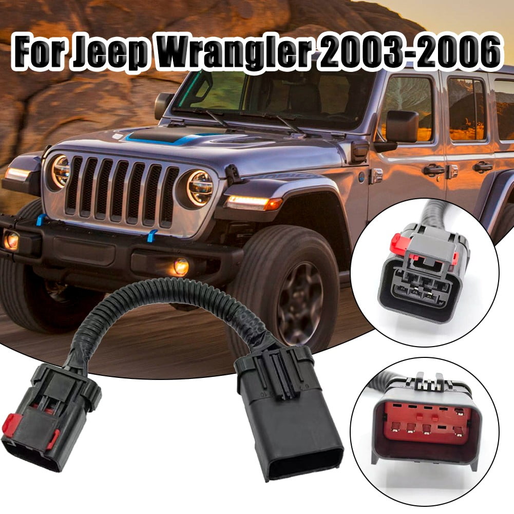 Suyin Top Pigtail Adapter Wire Harness For Jeep Wrangler 2003-2006 to a  Hard Top 97-02 