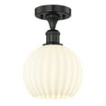 thumbnail image 6 of Innovations Lighting - White Venetian - 1 Light Semi-Flush Mount In Modern, 6 of 7