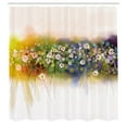 thumbnail image 3 of Ambesonne Floral Shower Curtain, Romance Flowers Bouquet, 69"Wx70"L, Multicolor, 3 of 5