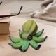 thumbnail image 2 of Estatua de Pulpo, Divertida Estatua de Pulpo Banana, Decorativa, para Jardín, Sala de Estar, Patio, Hogar, Color Amarillo, 2 of 5
