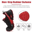 thumbnail image 3 of Men's Trail Running Shoes Lightweight Breathable Hiking Shoes Non Slip Outdoor Walking Sneakers for Travel Trekking Camping, 3 of 8