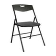 thumbnail image 6 of COSCO 34" Folding Card Table and 4 Resin Folding Chairs with Seatback Handles, Black, 6 of 8
