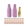 thumbnail image 4 of Welding Torch Nozzle Holder Welding Torch Welding Torch Accessories 13Pc Argon Ceramic For 15Ak Mig 15Ak Practical, 4 of 7