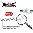 thumbnail image 2 of HERCULES M4 Heavy Duty Fishing Lanyard (Pack of 2 Gray, 17.7" Plus), 2 of 6