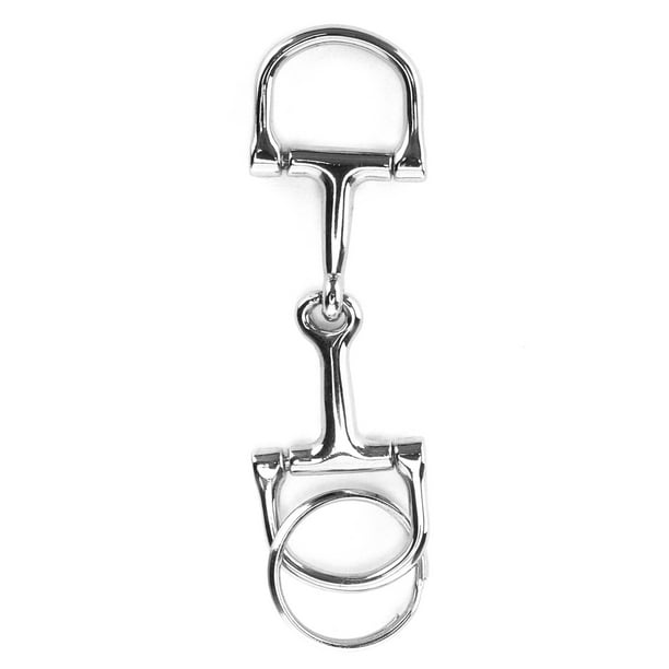 Llavero de filete, llavero de filete en forma de D, anillo duradero, llavero en forma de filete, llavero meticulosamente diseñado Jadeshay A