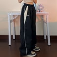 thumbnail image 4 of Pantalones Pantalones deportivos de baile para mujer, pantalones holgados de gran tamaño para mujer, estilo Y2k, informal Cgtredaw Negro T M para Mujer, 4 of 7