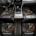 thumbnail image 7 of Naloa Leopard On Tree Branch Car Foot Mat Set of 4 Pieces - Universal Floor Liner Neoprene Full Set Floor Mats for Cars Trucks SUV, 7 of 7