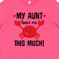 thumbnail image 4 of Inktastic My Aunt Loves Me Nephew Youth T-Shirt, 4 of 5