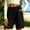 Black, variant on CHUMUD Womens Quick Dry Bermuda Beach Shorts, Elastic Waist Drawstring Casual Shorts with Pockets