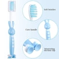 thumbnail image 4 of Juego de 8 cepillos de dientes TUNC para niños a partir de 3 años coloridos con ventosas, 4 of 5