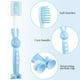 thumbnail image 4 of Juego de 8 cepillos de dientes para niños de 3 años o más, bonitos cepillos de dientes de colores con ventosas (para almacenamiento) oso de fresa Electrónica, 4 of 5