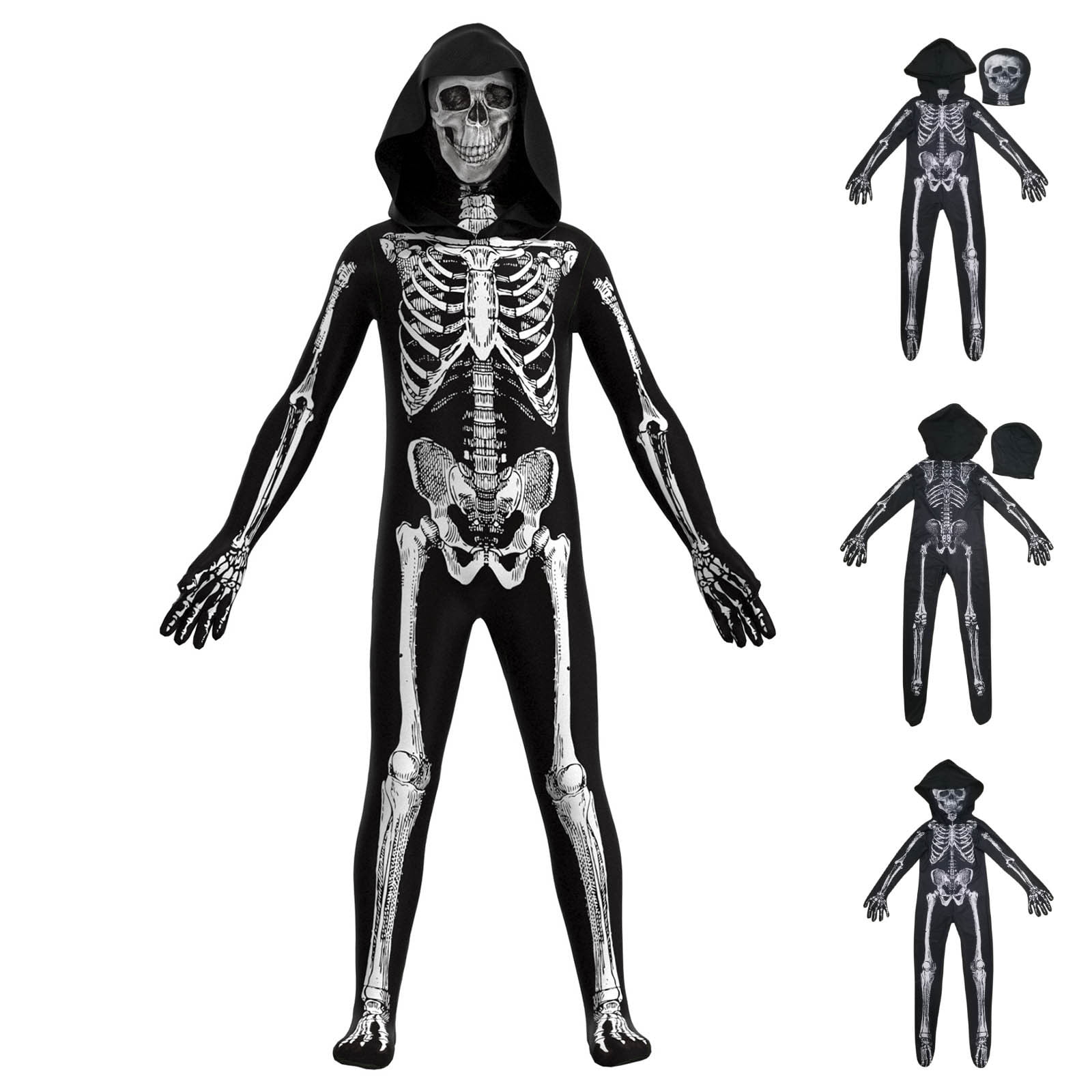 Boys Halloween Costume Game Classic Childs Cosplay Jumpsuit Bodysuit Party Include Headwear
