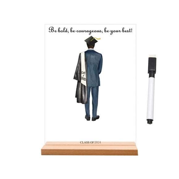 Placa Acrilica Personalizada Para Graduacióngraduation Gifts 2025 Personalized Graduation Gifts For Her Him Erasable DIY Transparent Desktop Decoration Ornaments