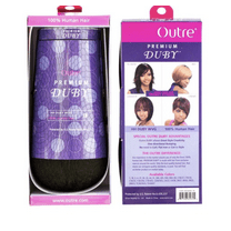 DUBY 8" Premium Human Weave Hair By Outre (Color #4)