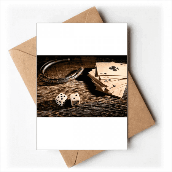 Dice Poker Gambling Photo Greeting Cards You are Invited Invitations