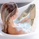 thumbnail image 2 of Ofertas Únicas 1 Pc Toalla de Exfoliación para el Cuerpo Toalla Exfoliante para Baño para Ducha 22.83"x3.74" Gris, 2 of 6