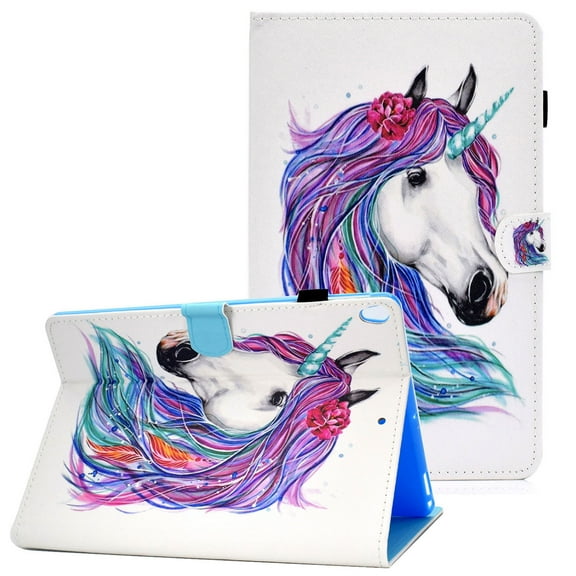Allytech iPad Air 3 Case 2019 10.5" iPad Pro 10.5 Case Cover 2017, Smart Slim Kickstand Shell Magnetic Auto Sleep/Wake Sleeve with Pen Holder Cover for Apple iPad Air 3rd Gen/iPad Pro 10.5,Unicorn