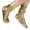 Gold, variant on Unisex Novelty Shiny Socks, Sparkly Glitter Dance Party Shiny Sequin Socks Mid Calf Anklet Crew Socks Halloween Cosplay Costumes Accessories