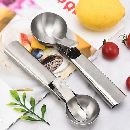 Ice Cream Scoop, Ice Cream Scoop with Trigger Comfortable Handle, Ice Cream Scoop Stainless Steel L