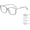 Grey, variant on Women's Portable Fashion Anti-Blue Light Reading Glasses, Large Frame, Reading Glasses for Women