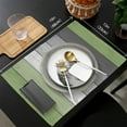 thumbnail image 7 of Vintage Sage Green Gray Woodgrain Placemat for Dining Table Tableware Mats Kitchen Dish Mat Pad 4/6pcs Table Mat Home ration, 7 of 7