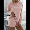 thumbnail image 4 of Conjunto Deportivo de Dos Piezas para Mujer, Traje Informal de Gran Tamaño, Ropa Deportiva, Ropa de Otoño. Rosa XL, 4 of 8