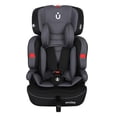 thumbnail image 2 of Amulay | Autoasiento para Bebe de 9 a 36 kg | Booster Car Seat con Arnés de 5 puntos, Respaldo Reclinable, Cojín elevador y Reposa cabezas ajustable | Color Gris y Negro, 2 of 5
