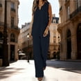 thumbnail image 2 of Chuancc Women's Summer Casual Loose Tank Jumpsuit Sleeveless Crewneck Long Pants Jumpsuit Black L, 2 of 8