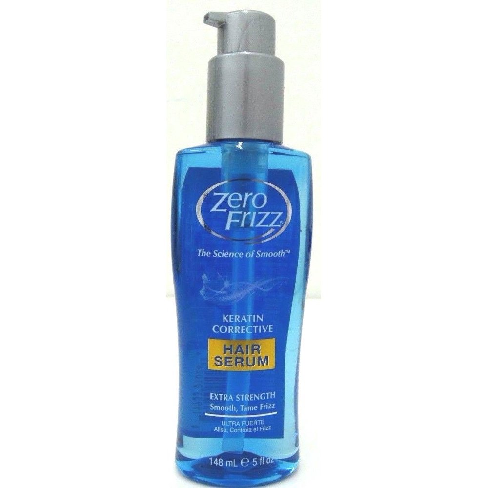 3 Pack Zero Frizz Keratin Corrective Extra Strength Hair Serum 5 fl oz