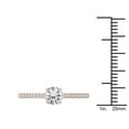 thumbnail image 4 of 1 Carat T.W. Diamond Classic 14kt Rose Gold Engagement Ring, 4 of 4