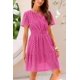 thumbnail image 5 of Vestido PRETTYGARDEN 2025 Verano Cuello en V Encaje Volantes M, 5 of 7